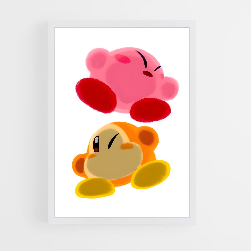 Poster Complices en Peluche – affiche Kirby (vue 3)